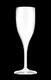 Champagne Flute Glass SAN-150cc in white color - 1/3