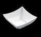 Square Dessert Bowl white - 1/4