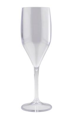 Champagne Flute Glass SAN-150 in transparent color - 1